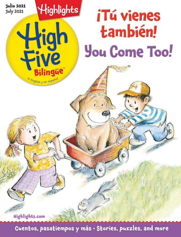 Highlights-High-Five-Bilingue July 01, 2021 Issue Cover