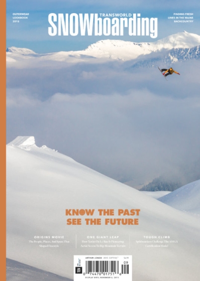 Transworld SNOWboarding September 01, 2015 Issue Cover