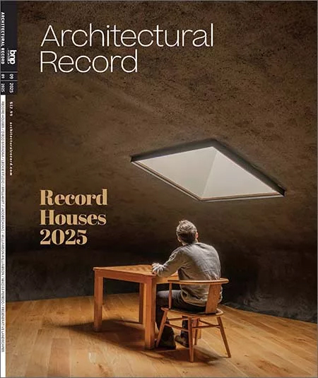 Architectural Record September 01, 2025 Issue Cover