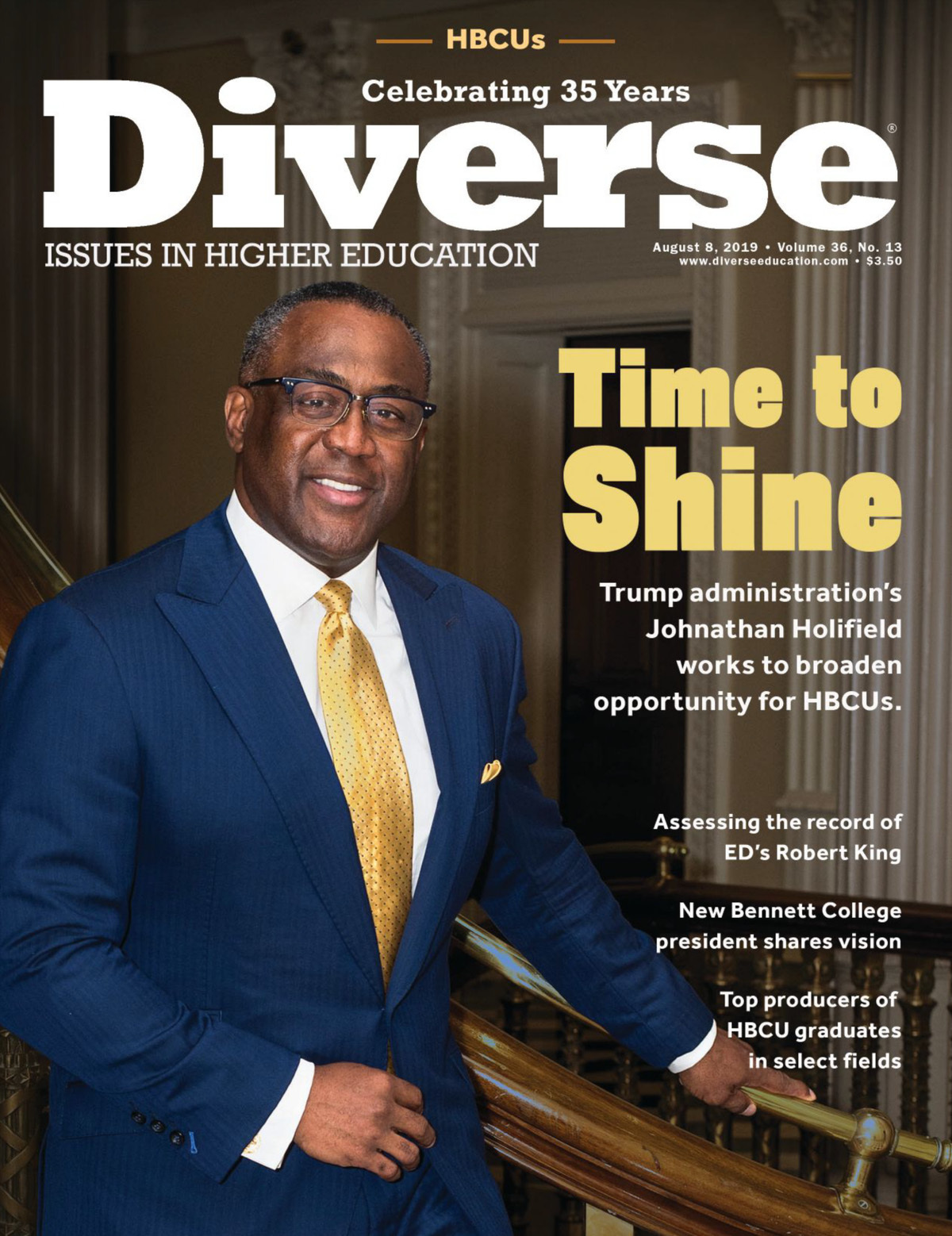 Diverse-Issues-In-Higher-Education August 08, 2019 Issue Cover