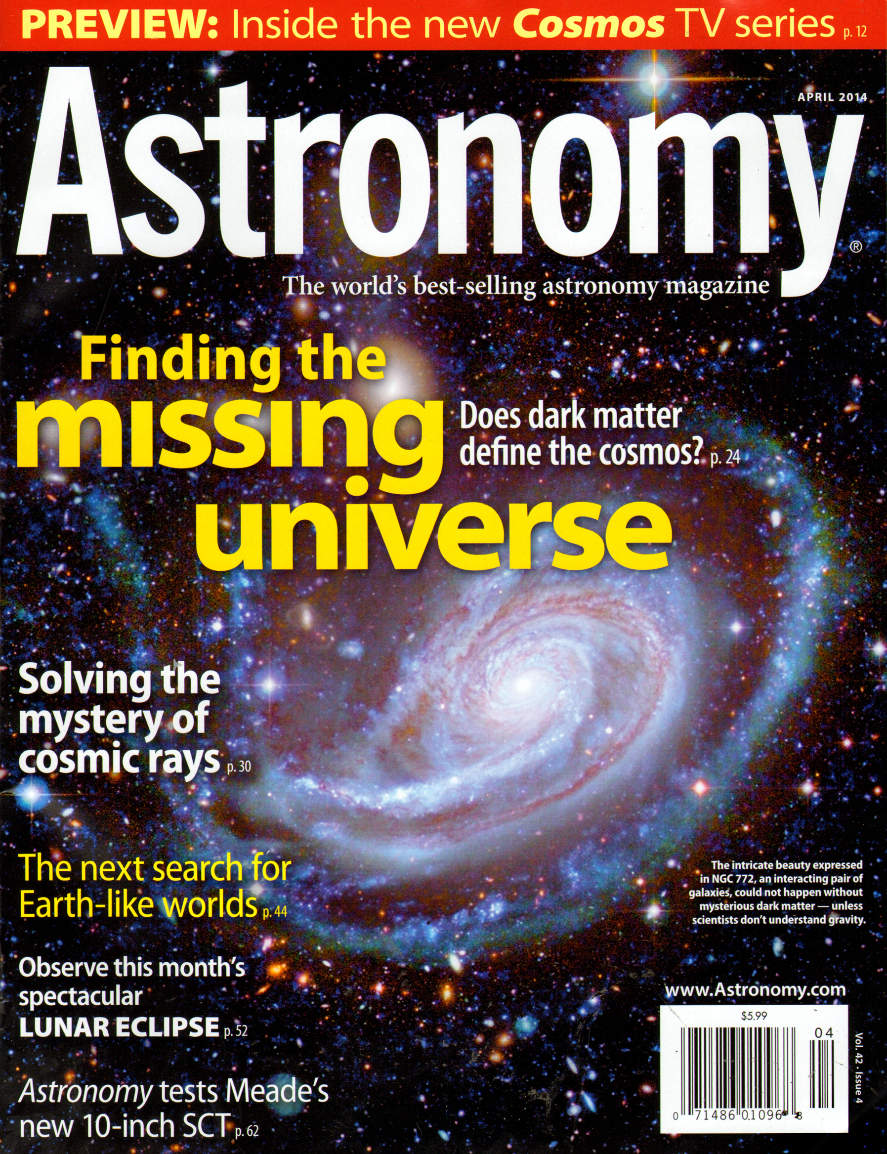 Astronomy April 01, 2014 Issue Cover