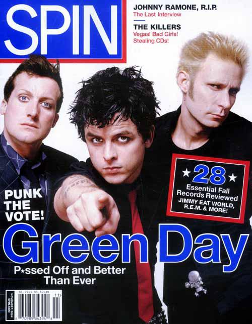Spin October 26, 2004 Issue Cover