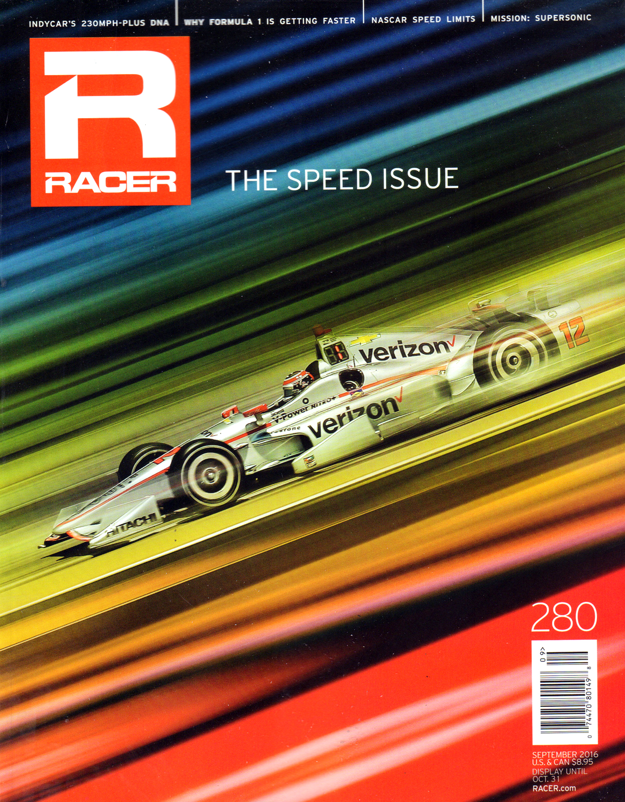 Racer September 01, 2016 Issue Cover