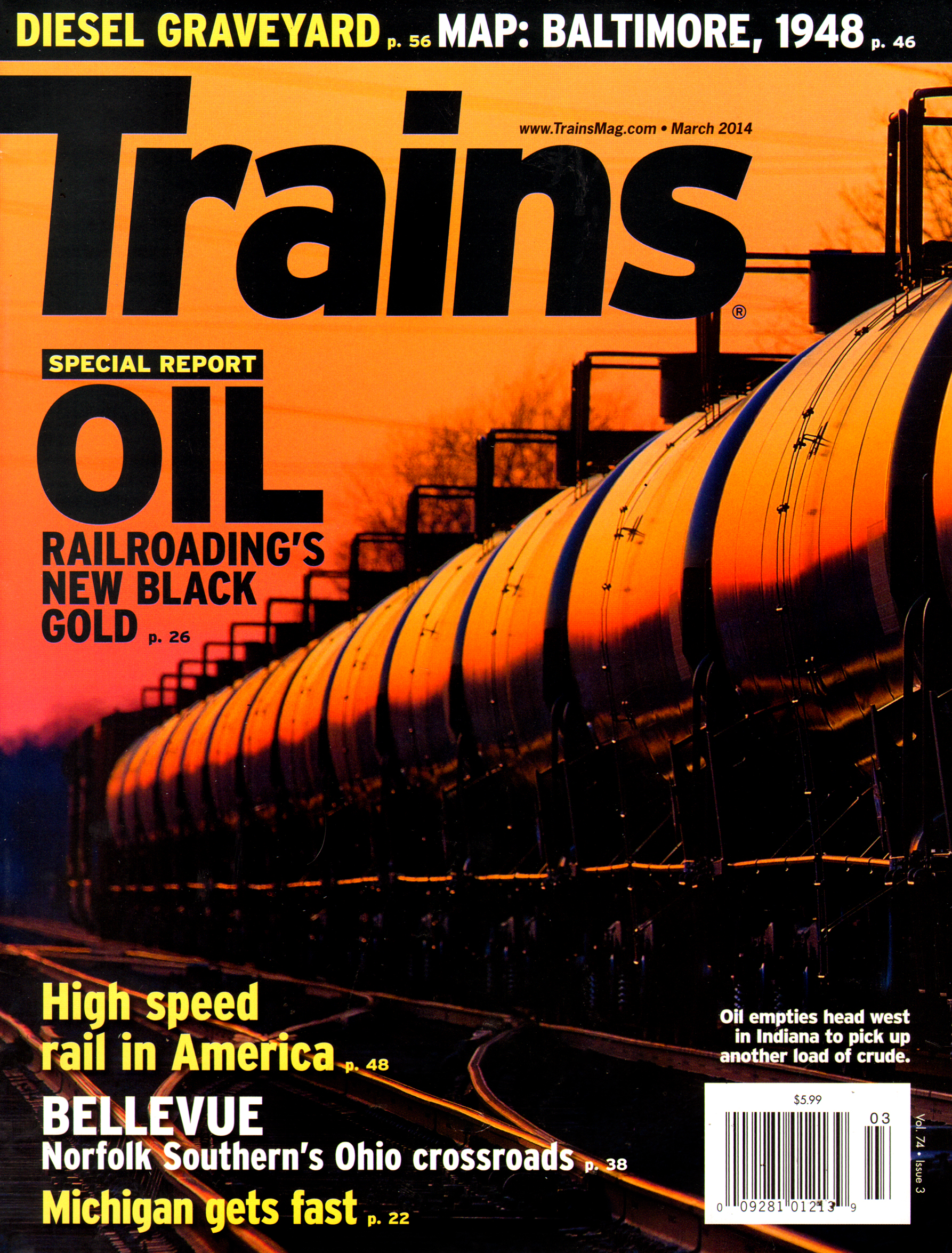 Trains March 01, 2014 Issue Cover