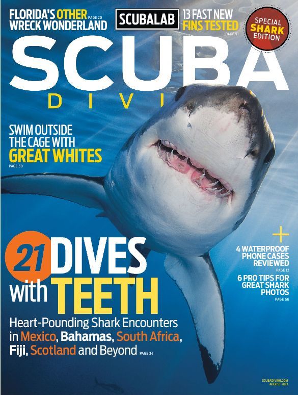 Scuba-Diving August 01, 2013 Issue Cover