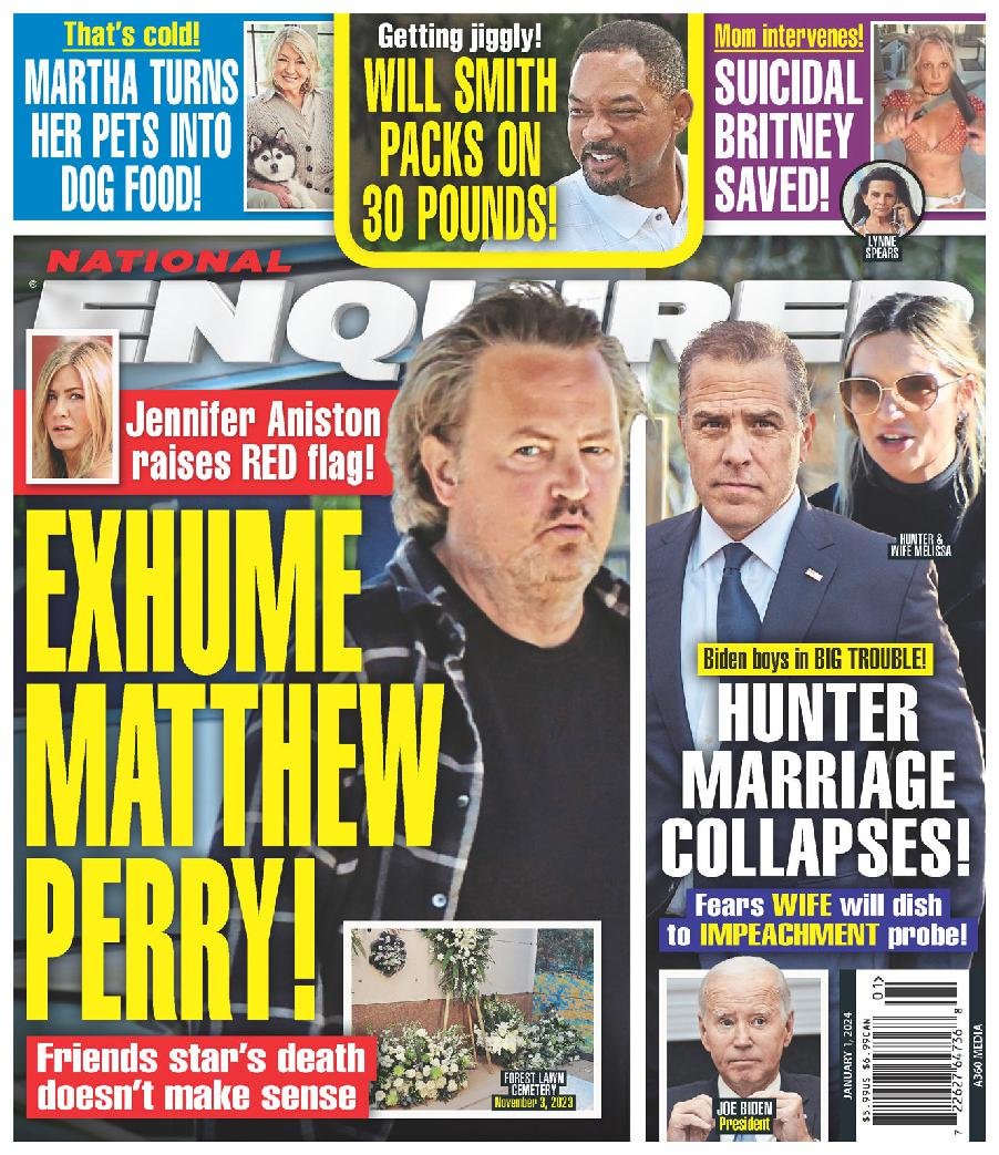 national-enquirer January 01, 2024 Issue Cover
