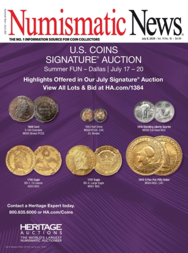 Numismatic News July 08, 2025 Issue Cover