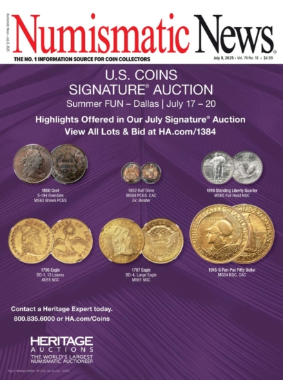 Numismatic News July 08, 2025 Issue Cover
