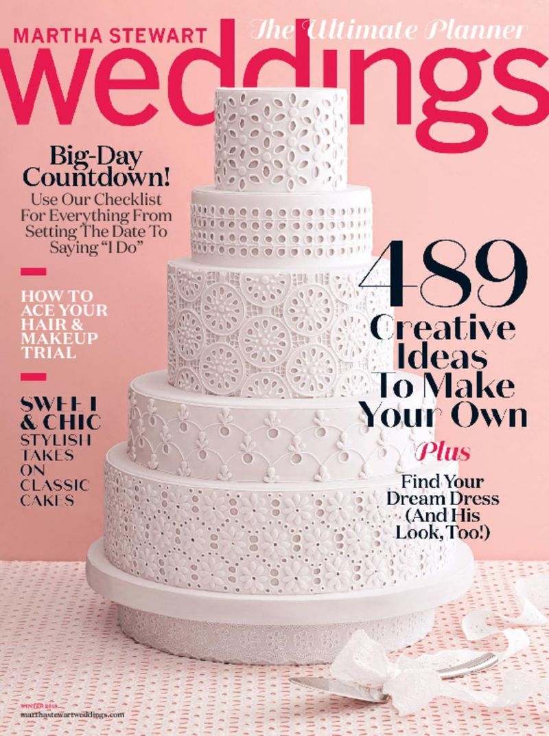 Martha-Stewart-Weddings December 01, 2017 Issue Cover