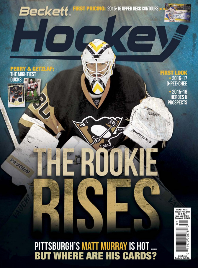 Beckett-Hockey July 01, 2016 Issue Cover