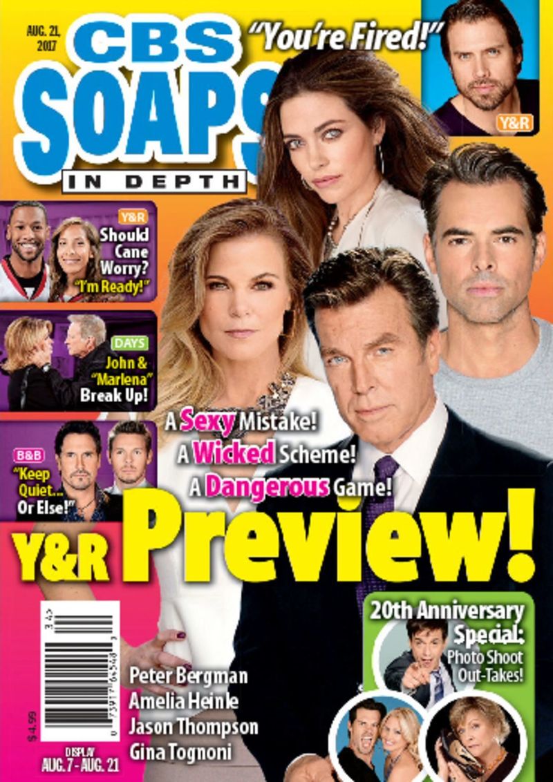 CBS-Soaps-In-Depth August 21, 2017 Issue Cover