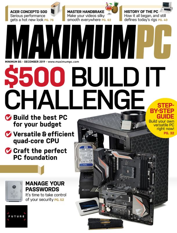 Maximum-PC December 01, 2019 Issue Cover