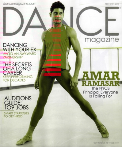 Dance Magazine February 01, 2016 Issue Cover