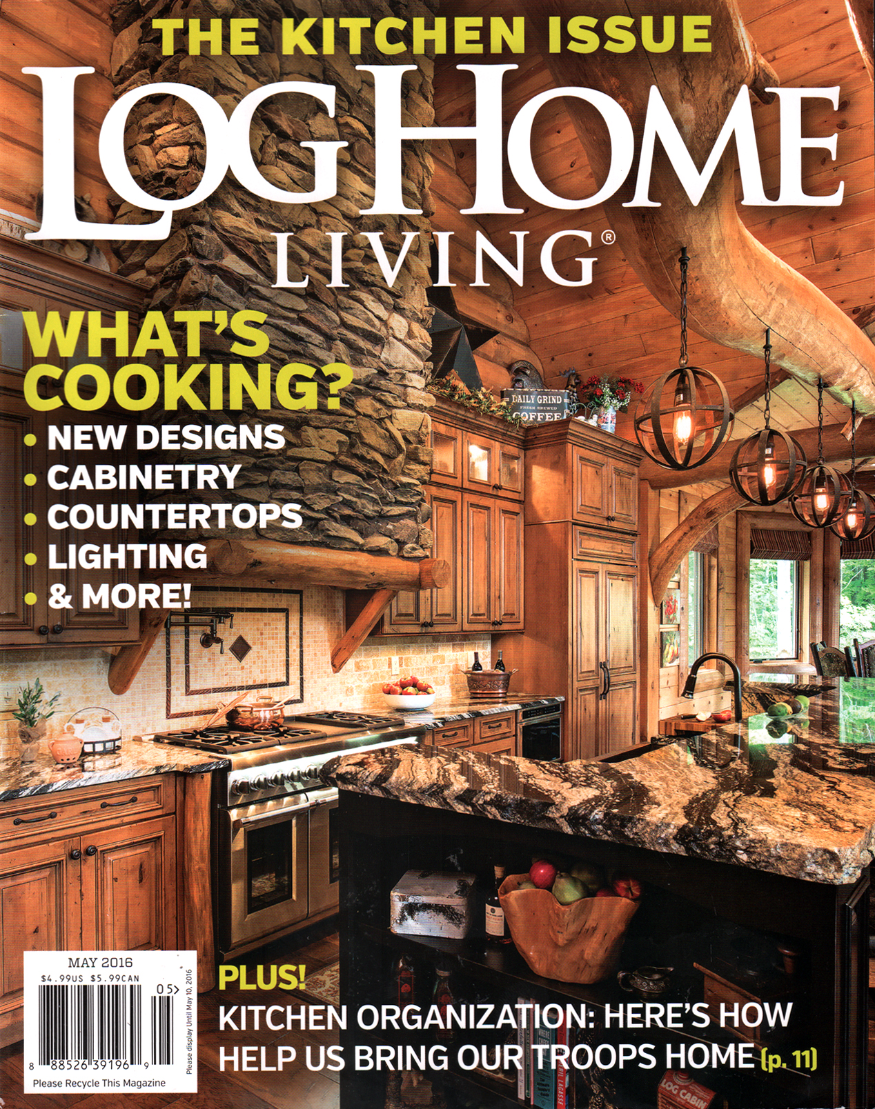 Log-and-Timber-Home-Living May 01, 2016 Issue Cover