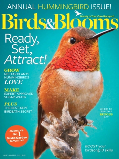 Birds & Blooms June 01, 2018 Issue Cover