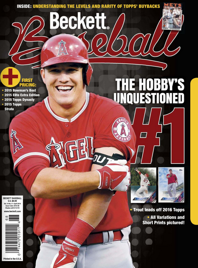Beckett-Baseball April 01, 2016 Issue Cover