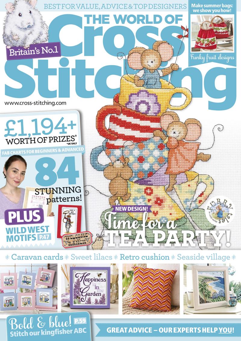 The-World-of-Cross-Stitching June 01, 2018 Issue Cover