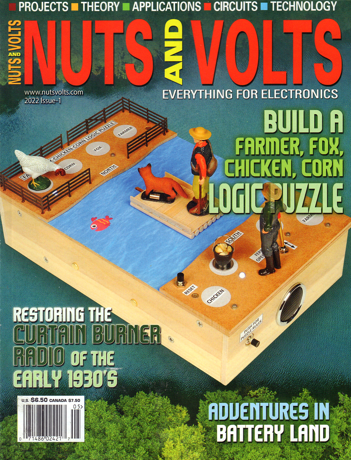 Nuts-and-Volts January 01, 2022 Issue Cover