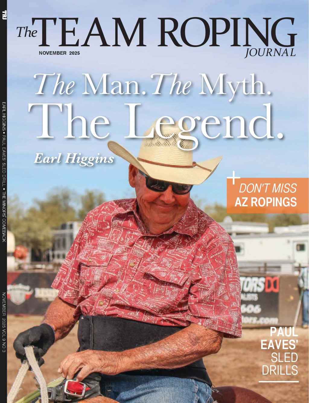 The-Team-Roping-Journal November 01, 2025 Issue Cover