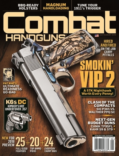Combat Handguns July 01, 2018 Issue Cover
