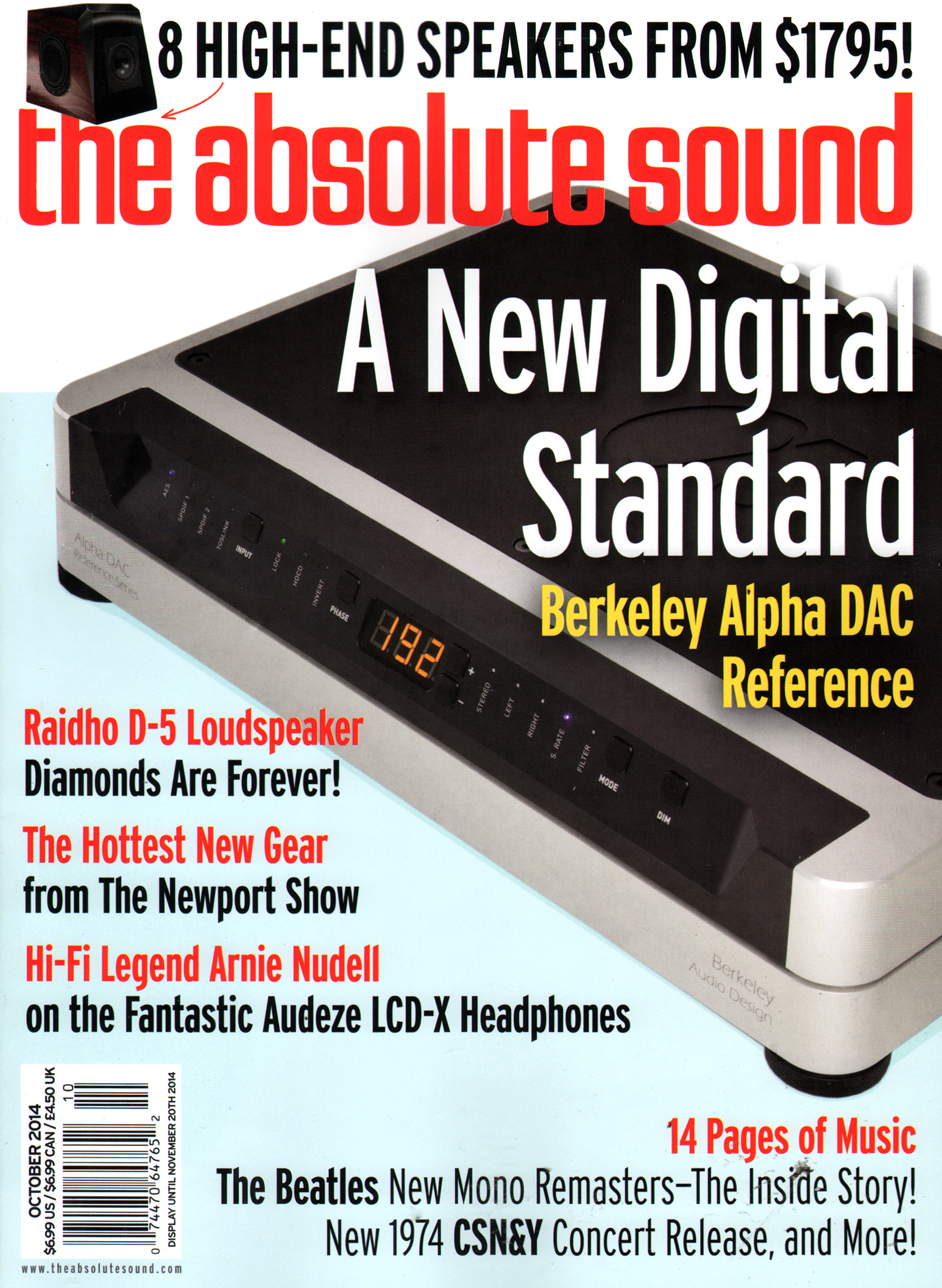 The-Absolute-Sound October 01, 2014 Issue Cover