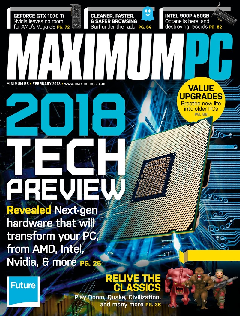 Maximum-PC February 01, 2018 Issue Cover
