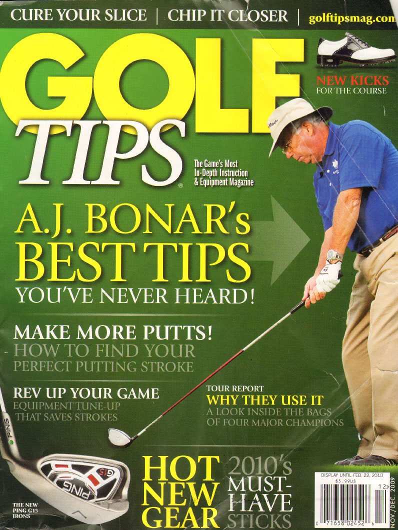 Golf-Tips November 01, 2009 Issue Cover
