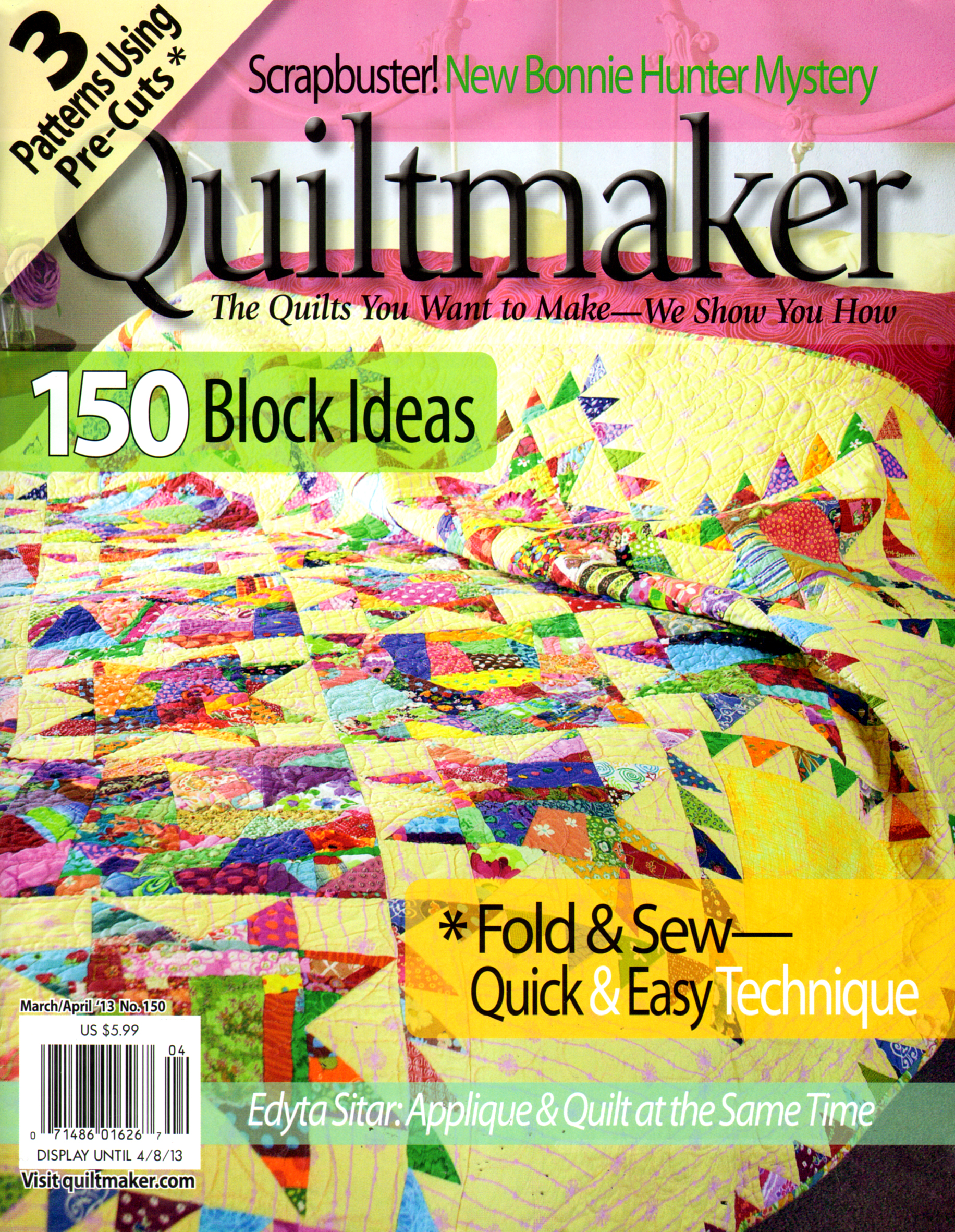 Quiltmaker March 01, 2013 Issue Cover