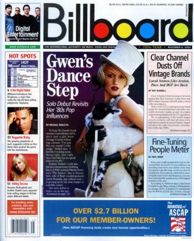 Billboard November 08, 2004 Issue Cover