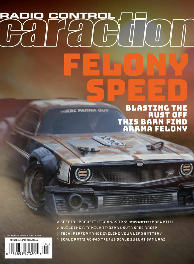 Radio-Control-Car-Action August 01, 2021 Issue Cover