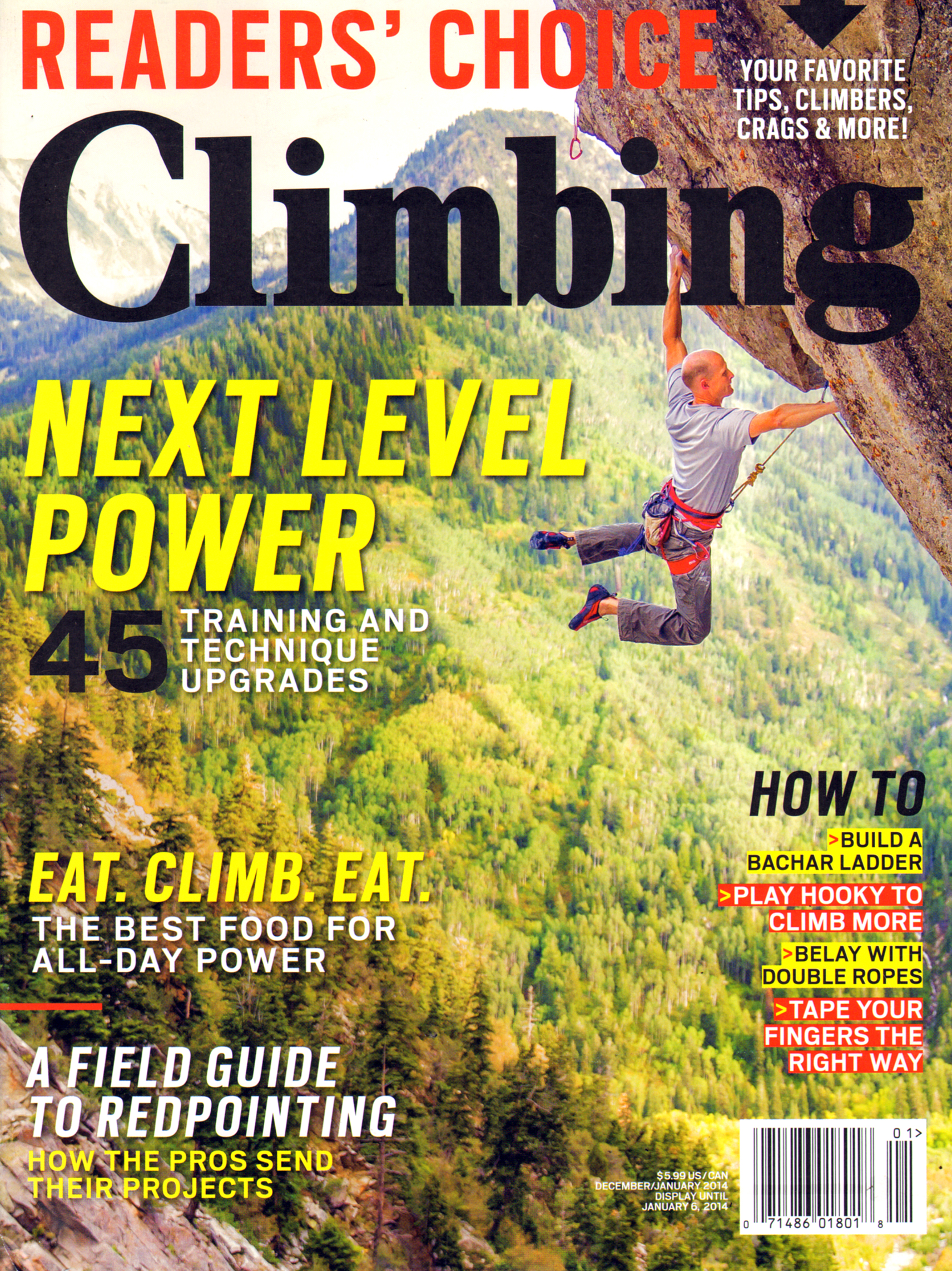 Climbing-Magazine December 01, 2013 Issue Cover