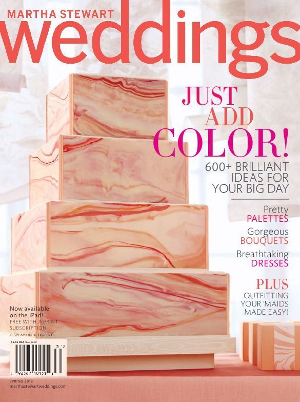 Martha-Stewart-Weddings March 01, 2013 Issue Cover