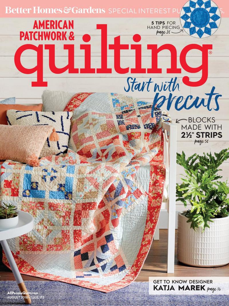 american-patchwork-and-quilting August 01, 2018 Issue Cover