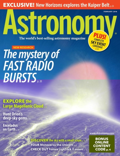Astronomy February 01, 2018 Issue Cover