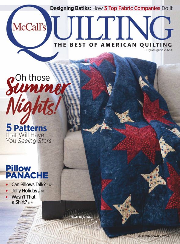Mccalls-Quilting July 01, 2020 Issue Cover