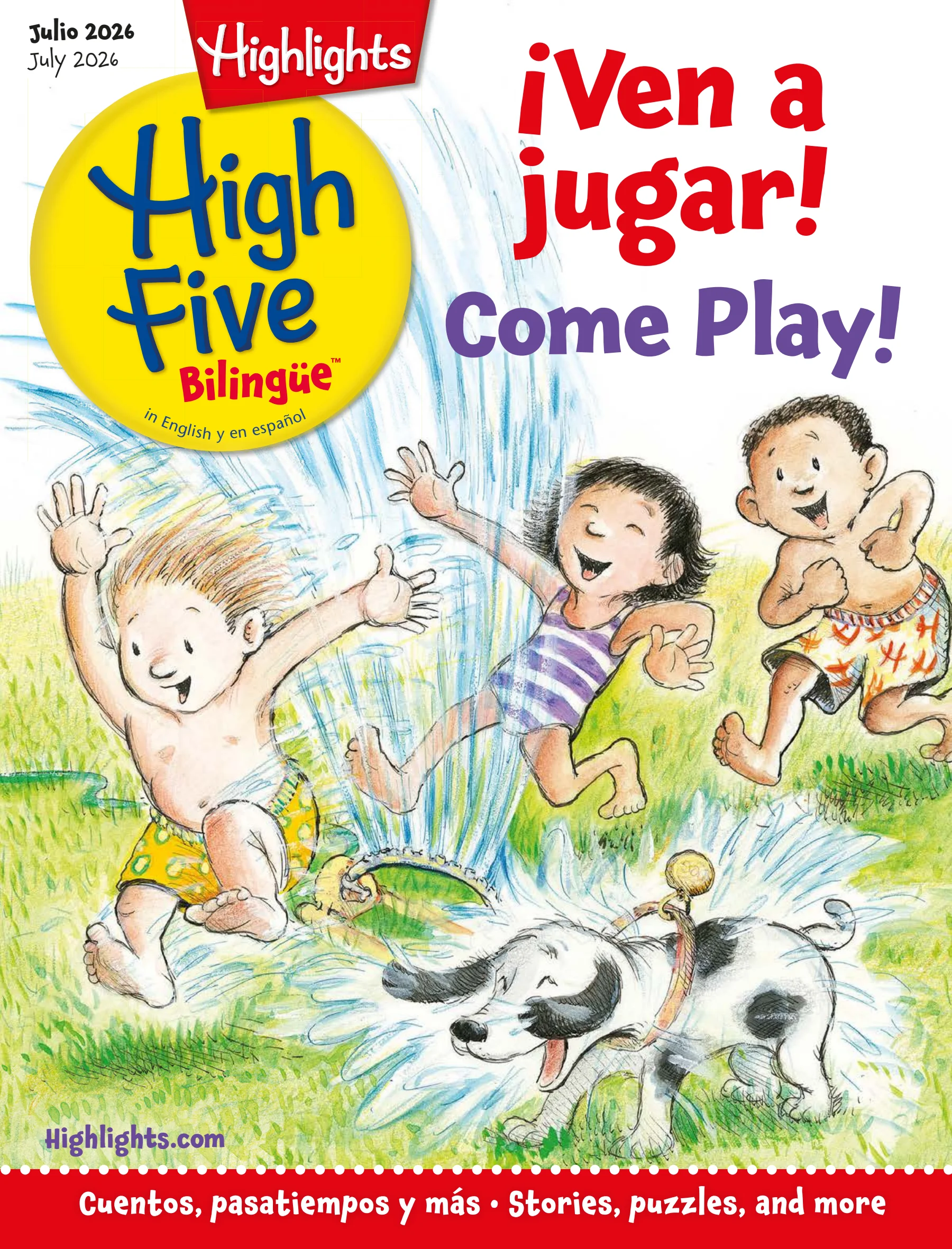 Highlights-High-Five-Bilingue July 01, 2026 Issue Cover