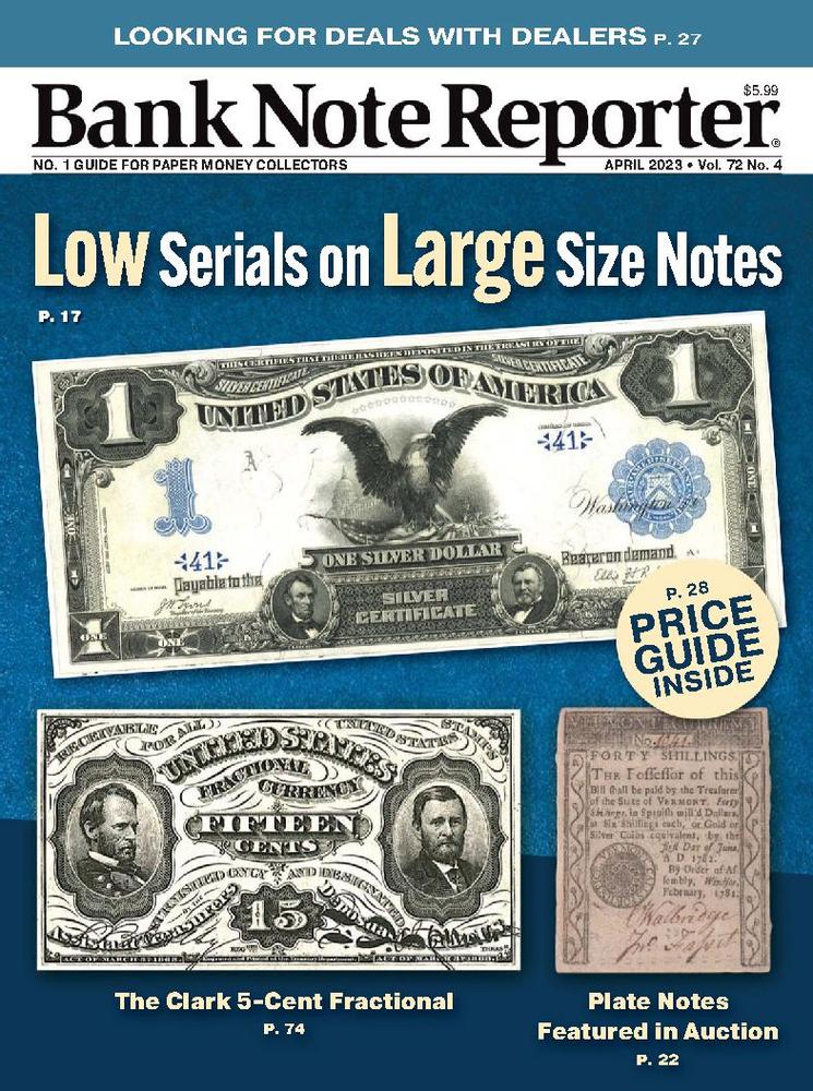 Bank-Note-Reporter April 01, 2023 Issue Cover