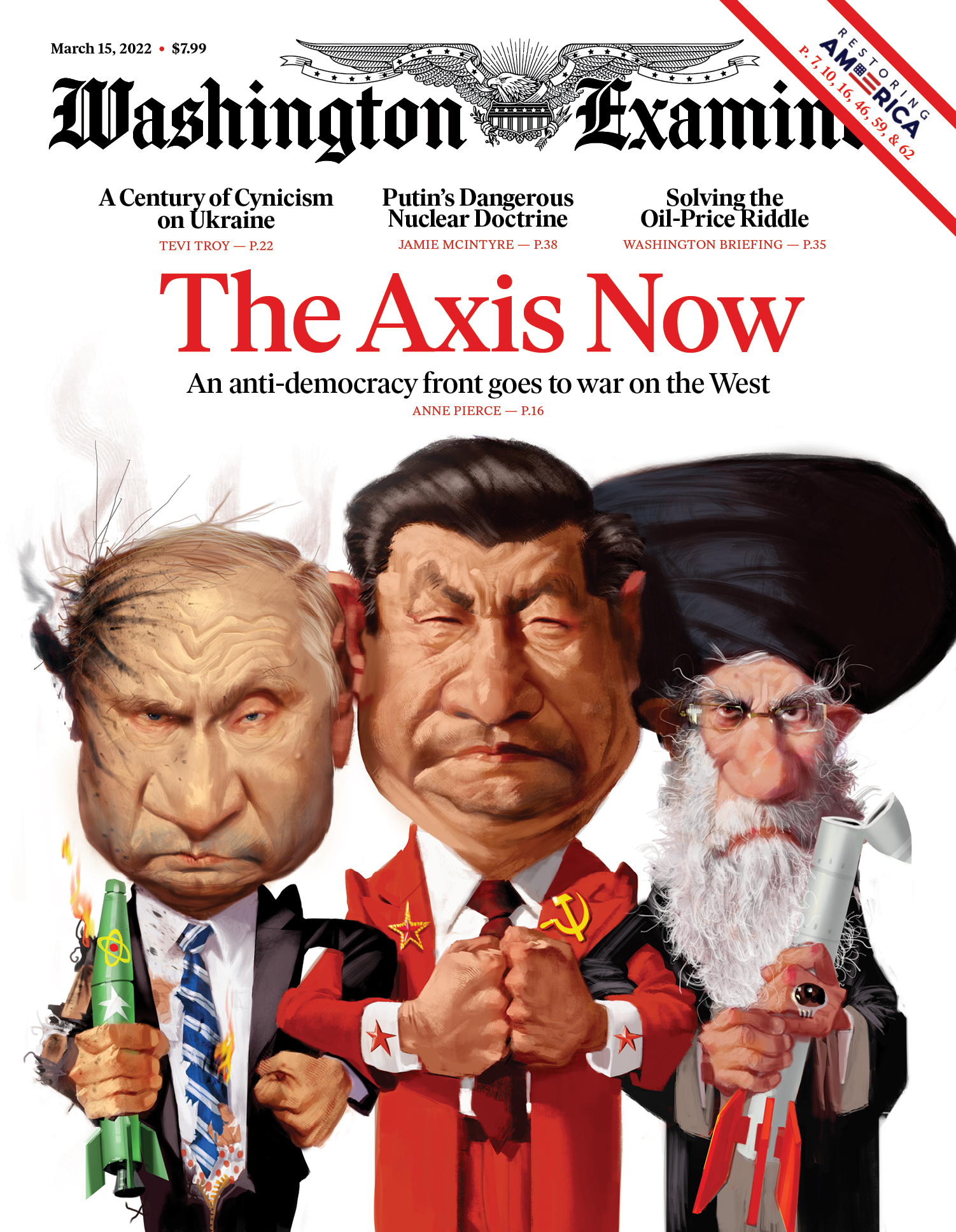 Washington-Examiner March 15, 2022 Issue Cover