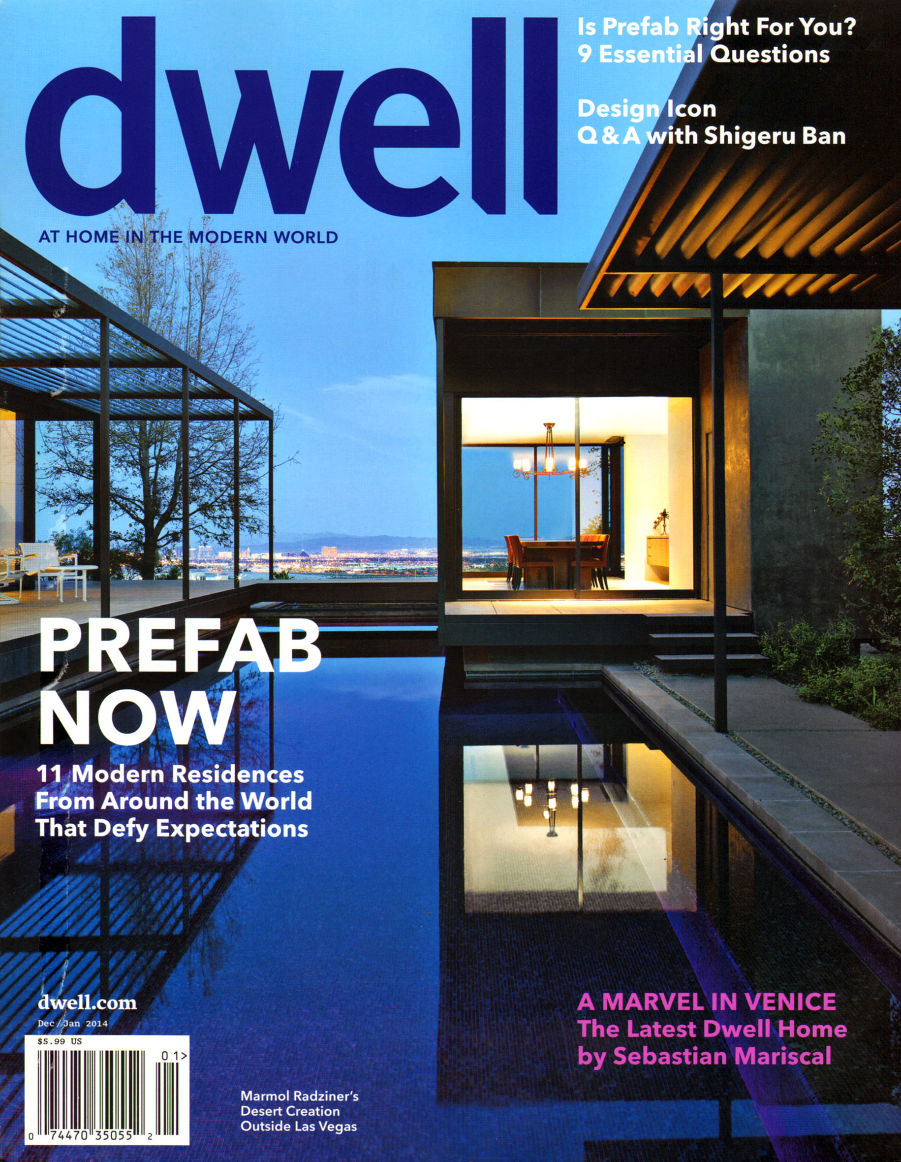 Dwell December 01, 2013 Issue Cover