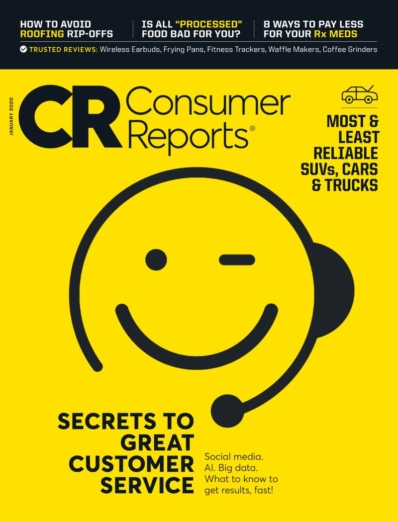 Consumer Reports January 01, 2020 Issue Cover