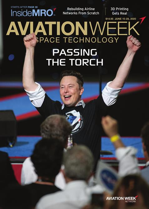Aviation-Week-and-Space-Technology June 15, 2020 Issue Cover