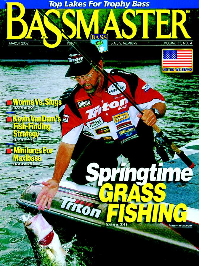 Bassmaster March 01, 2002 Issue Cover