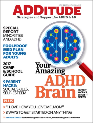 ADDitude March 01, 2017 Issue Cover
