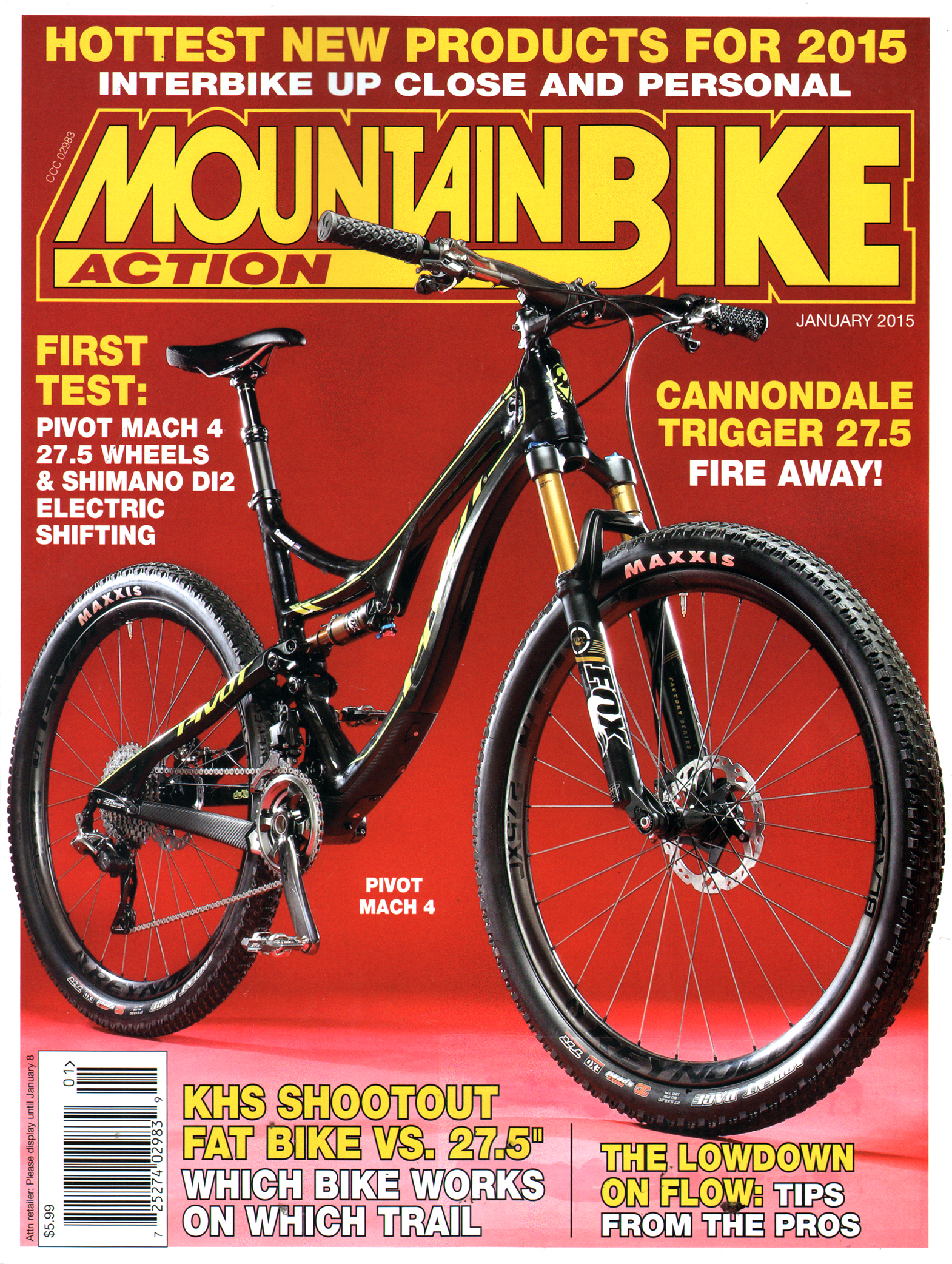 Mountain-Bike-Action January 01, 2015 Issue Cover
