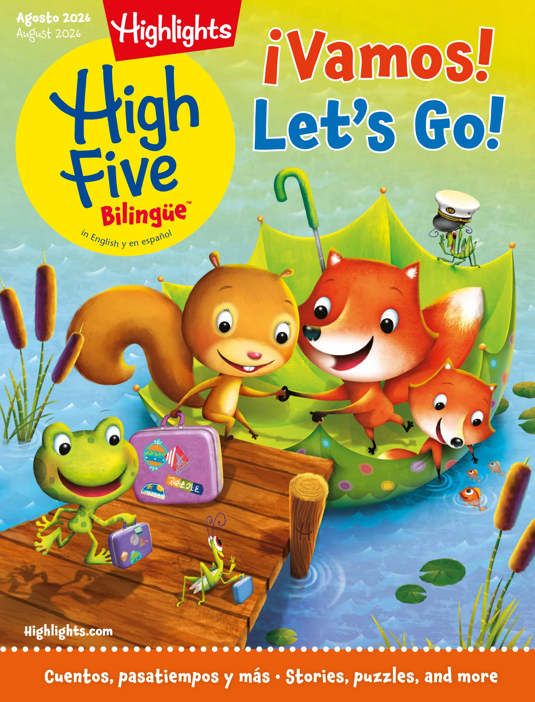 Highlights-High-Five-Bilingue August 01, 2026 Issue Cover