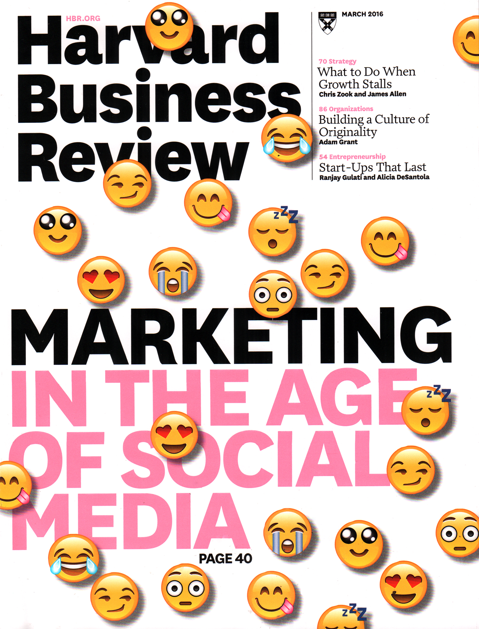 Harvard-Business-Review March 01, 2016 Issue Cover