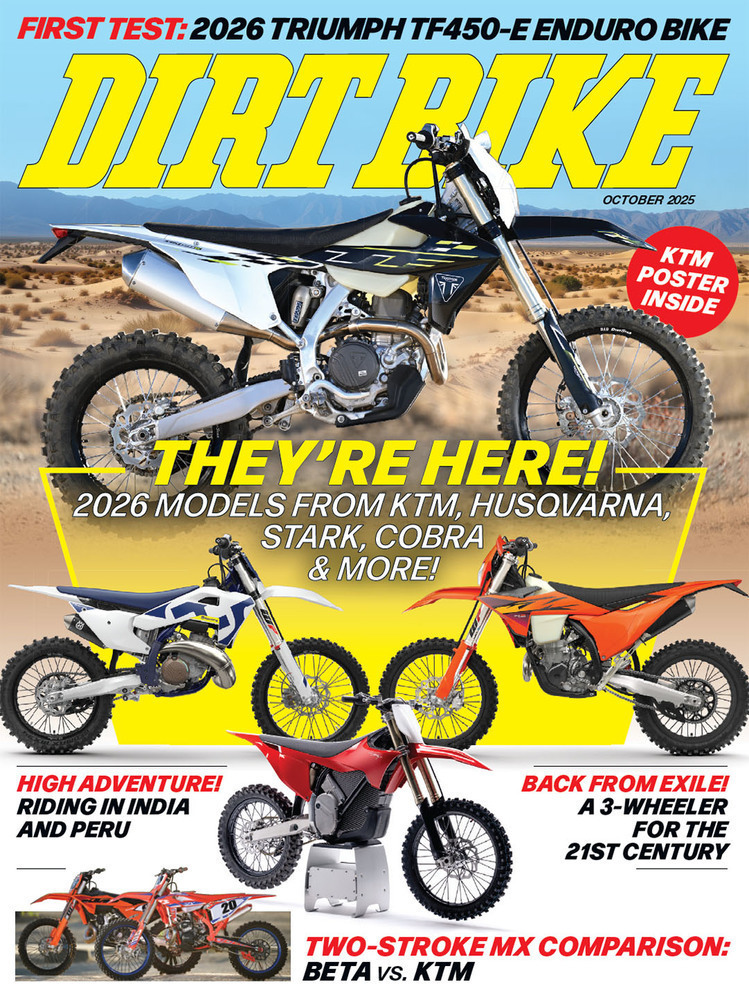Dirt-Bike October 01, 2025 Issue Cover