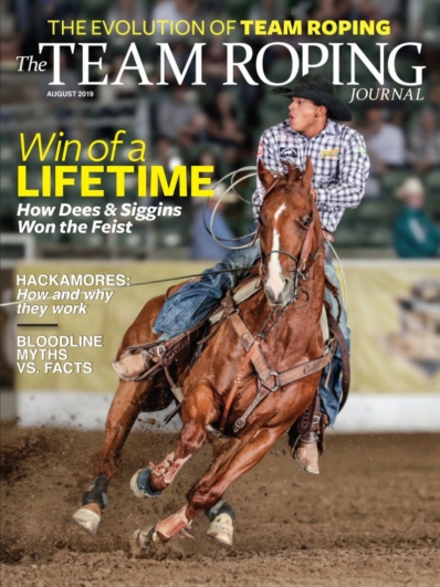 The Team Roping Journal August 01, 2019 Issue Cover