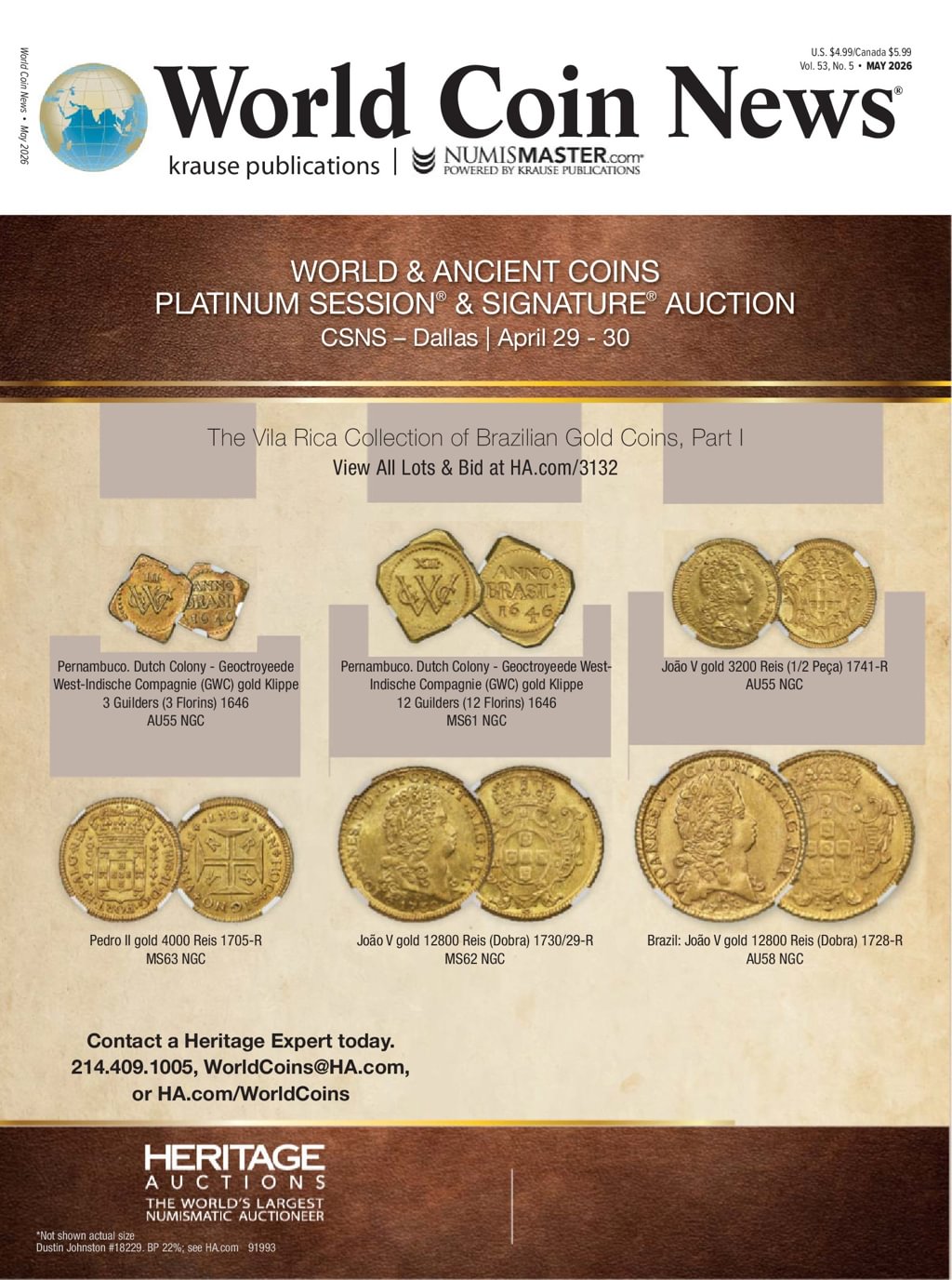 World Coin News May 01, 2026 Issue Cover
