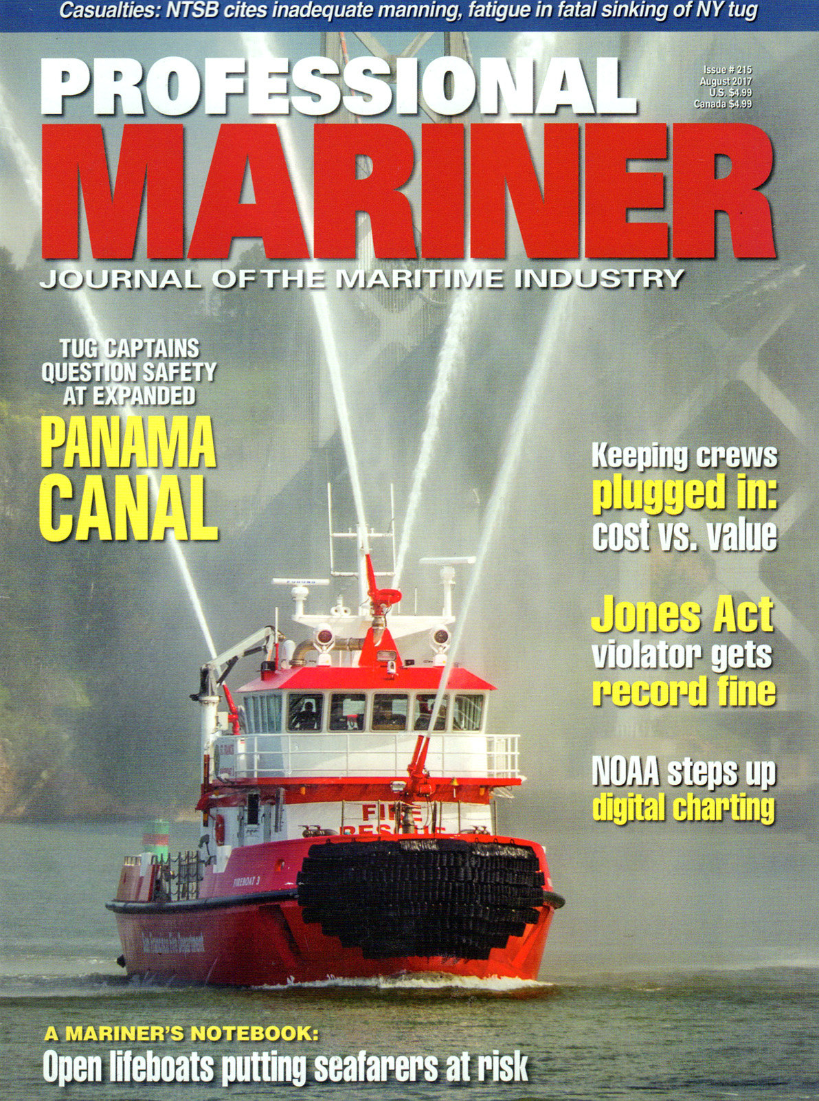 Professional-Mariner August 01, 2017 Issue Cover